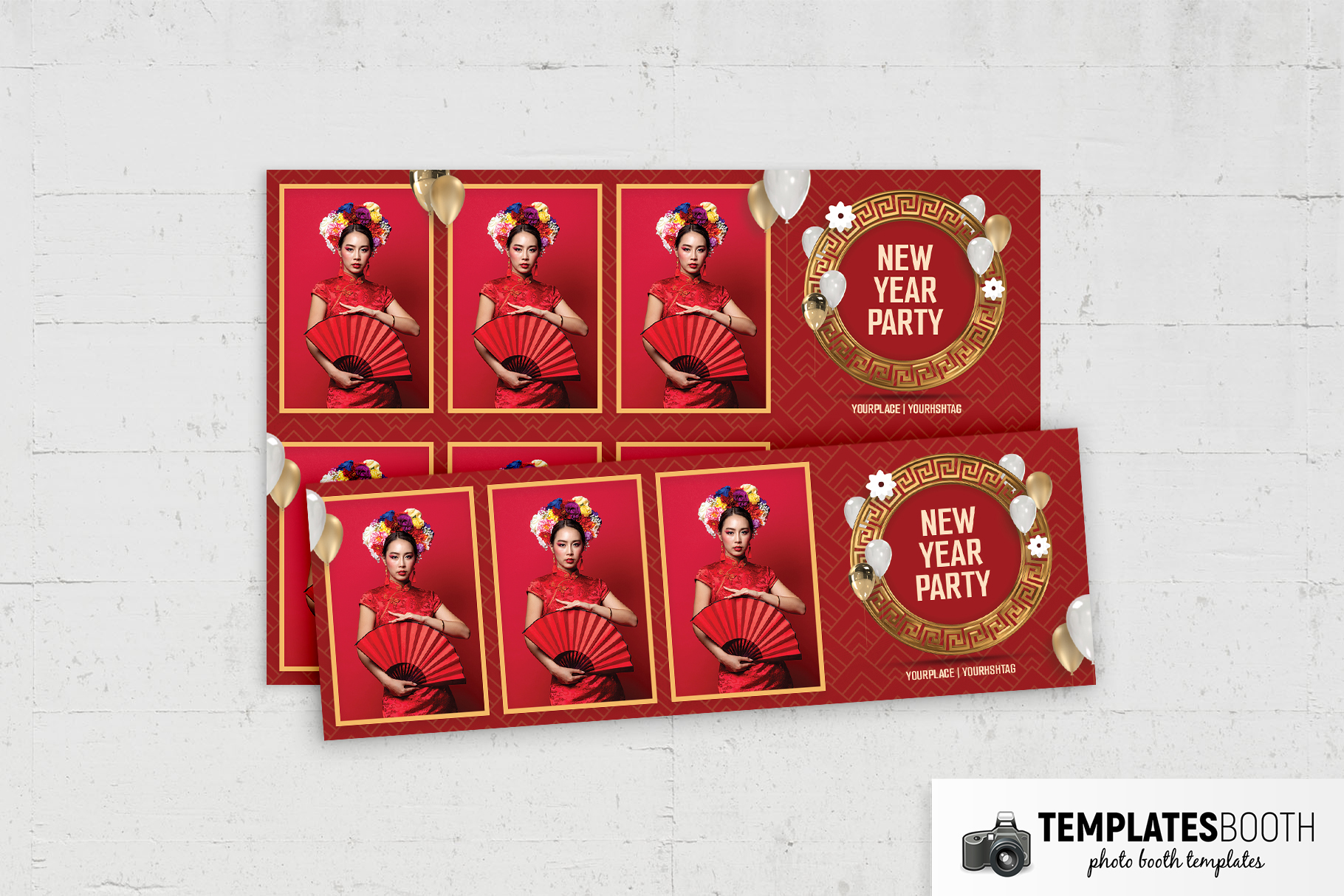Chinese New Year Photo Booth Template