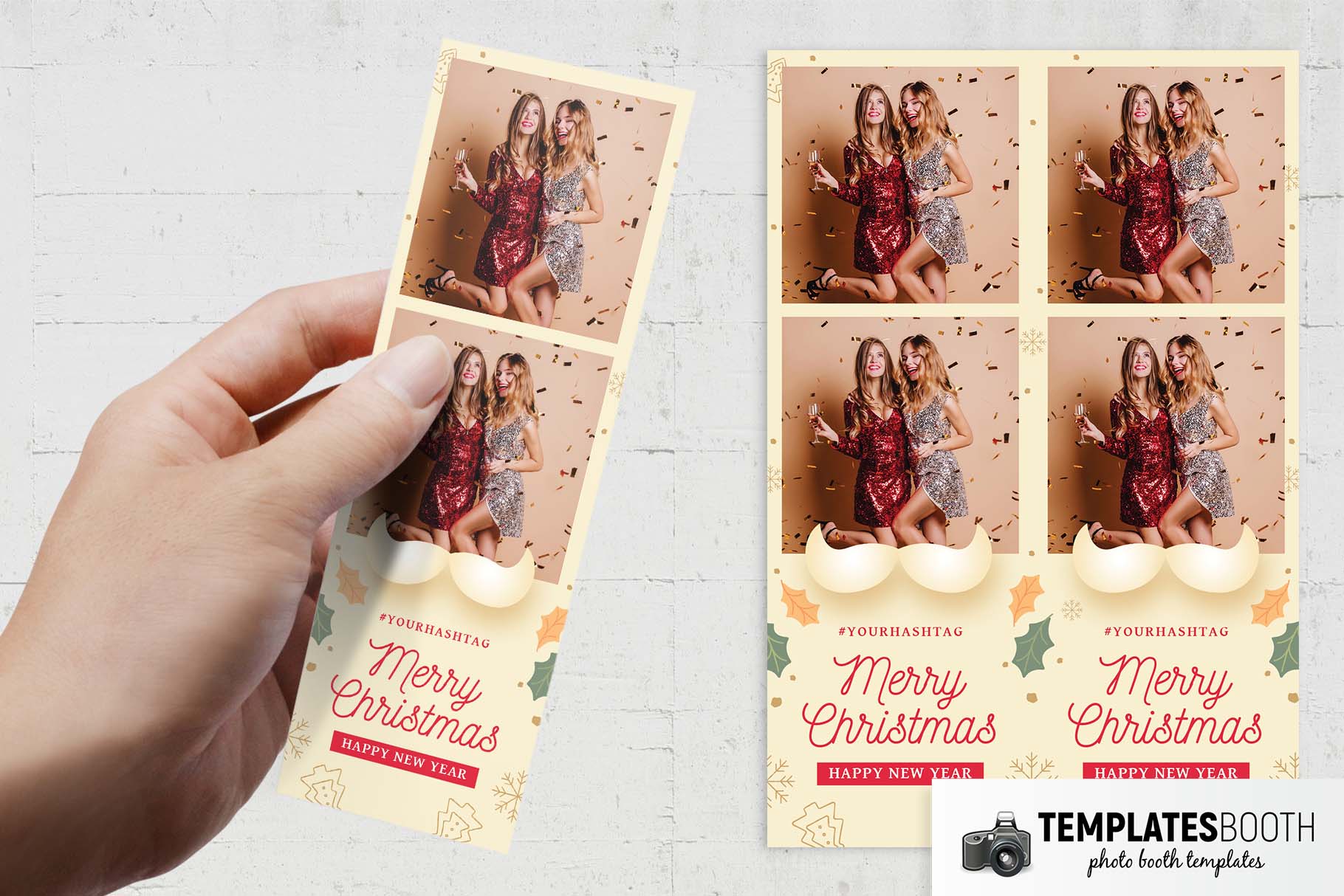 Christmas Party Photo Booth Template