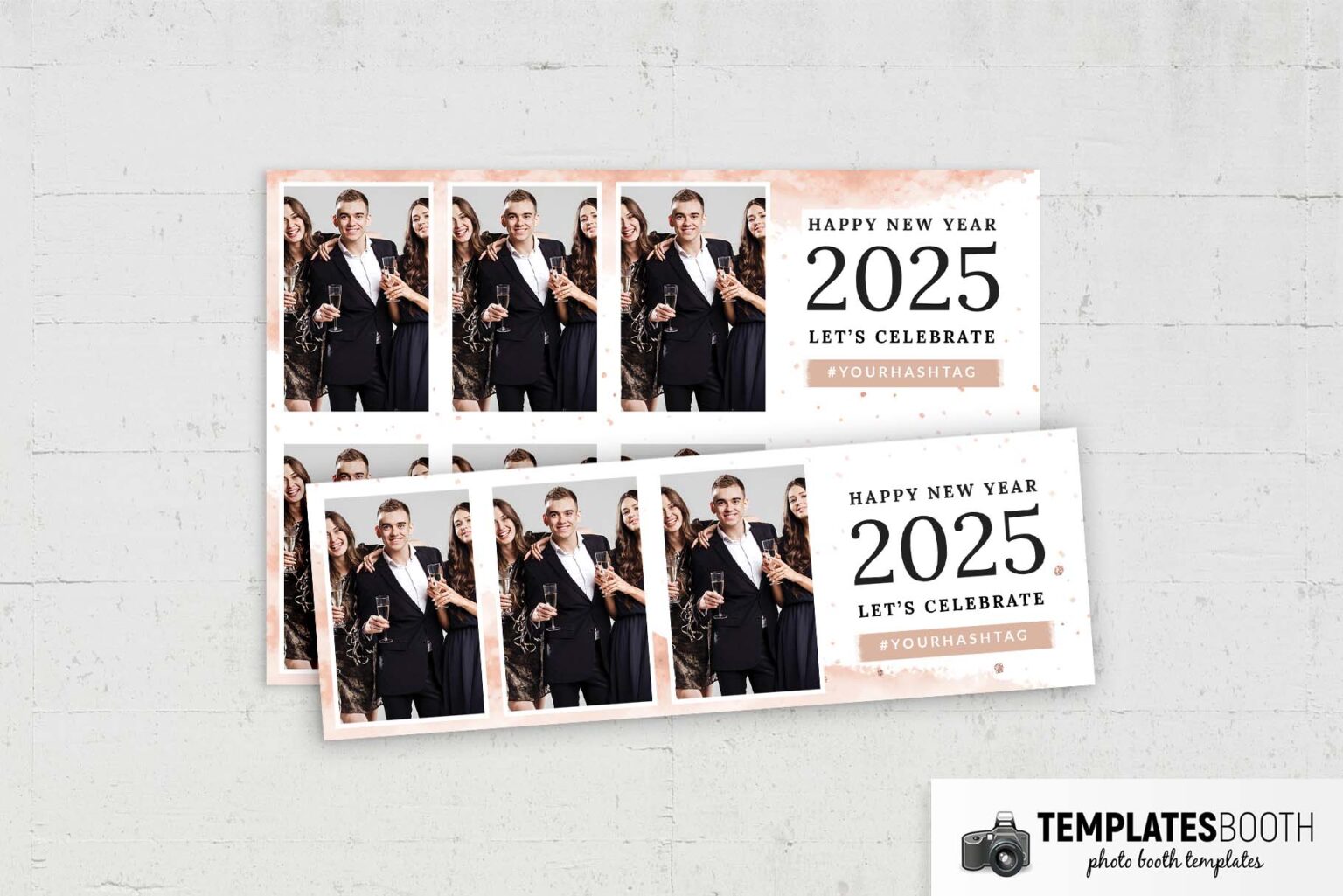 Free Elegant New Year Photo Booth Template - TemplatesBooth