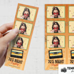 70s Night Party Photo Booth Template – Preview 2