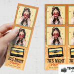 70s Night Party Photo Booth Template – Preview 3