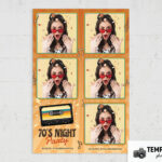 70s Night Party Photo Booth Template – Preview 4