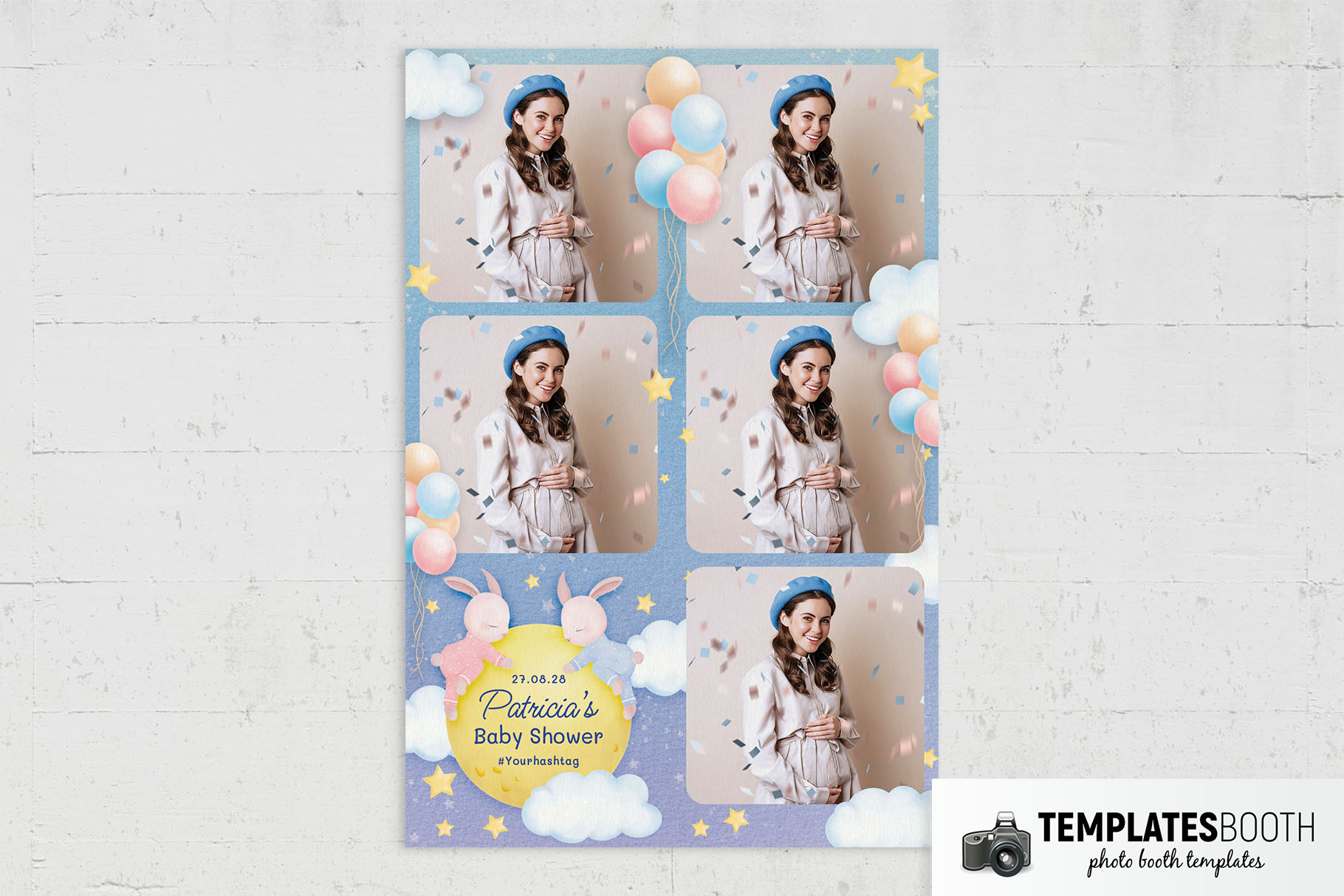 Baby Shower Party Photo booth Template