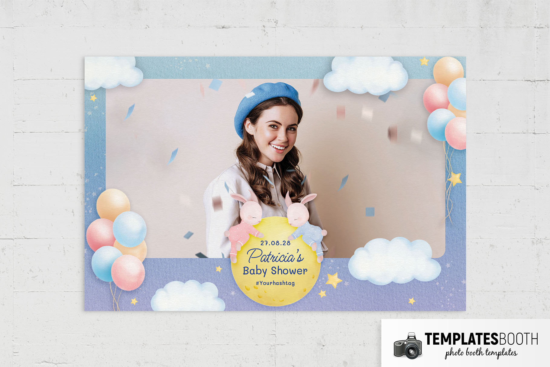 Baby Shower Party Photo booth Template