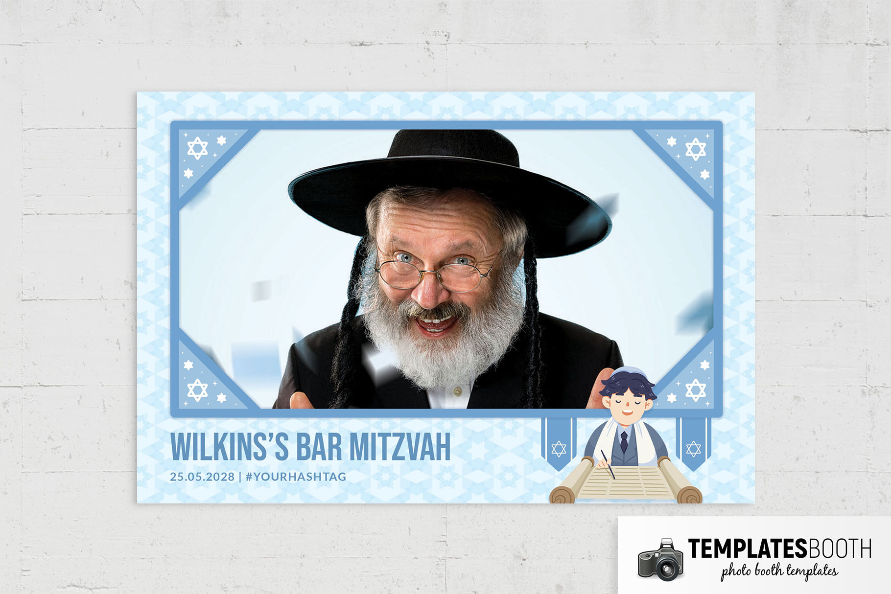 Bar Mitzvah Photo Booth Template