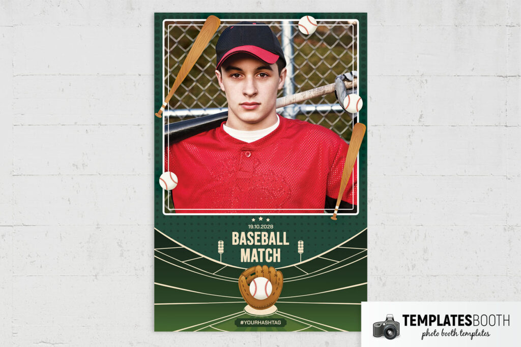 Baseball Photo Booth Template TemplatesBooth