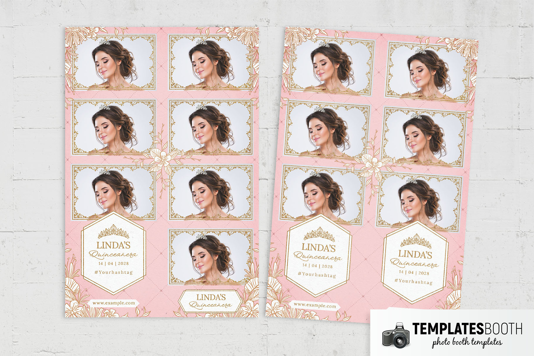 Quinceañera Photo Booth Template