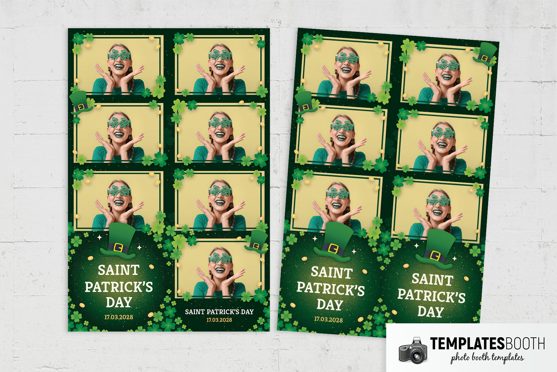 Saint Patrick's Day Photo Booth Template
