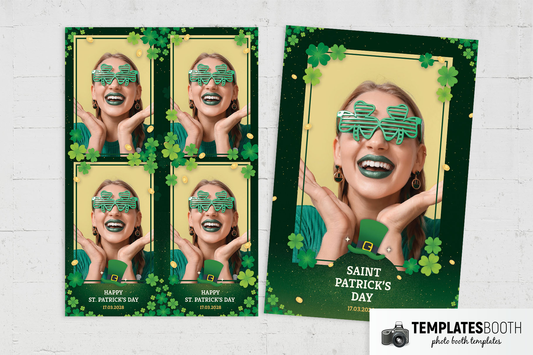 Saint Patrick's Day Photo Booth Template