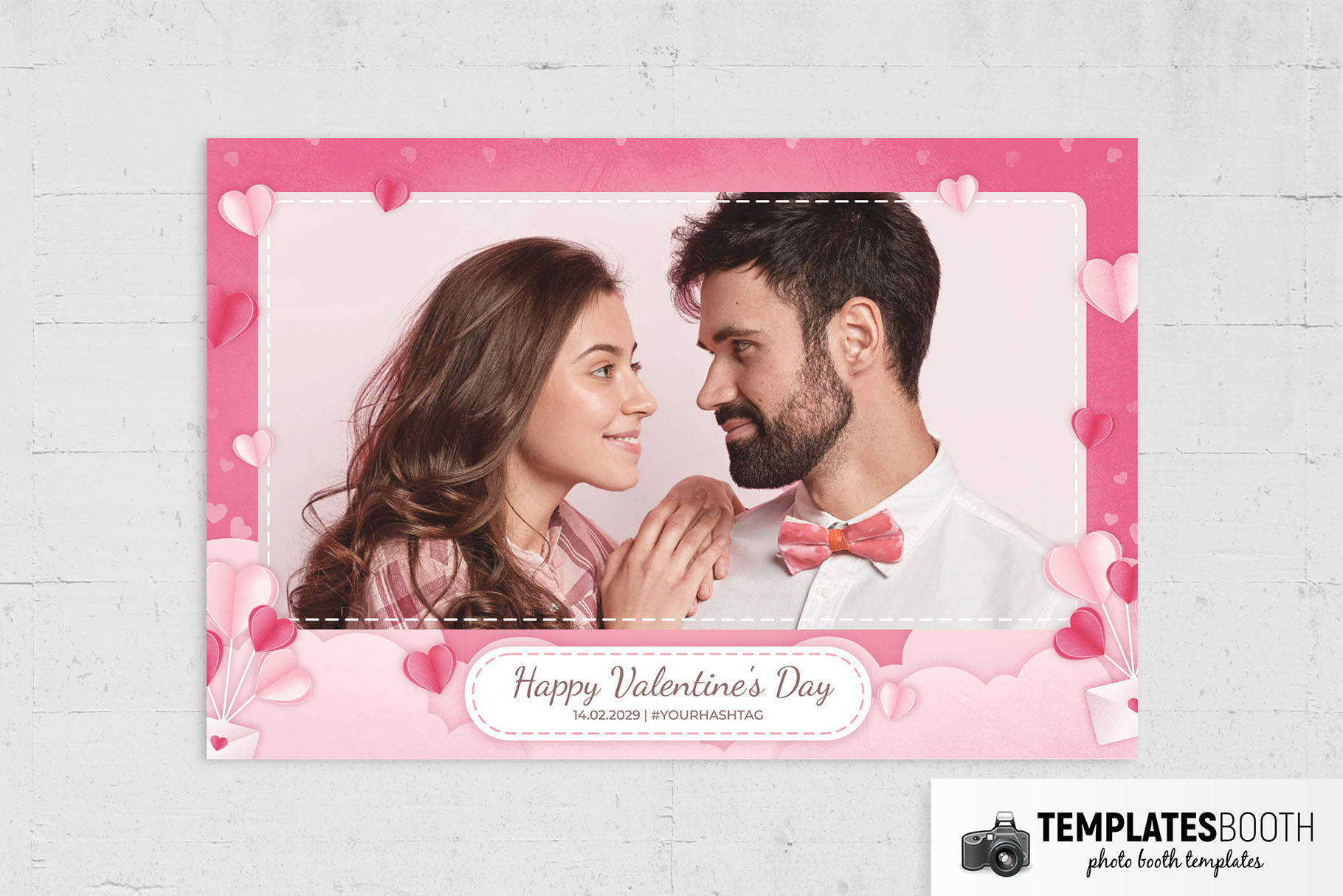 Valentine's Day Photo Booth Template