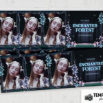 Modèle de forêt enchantée pour photobooth – Aperçu 2