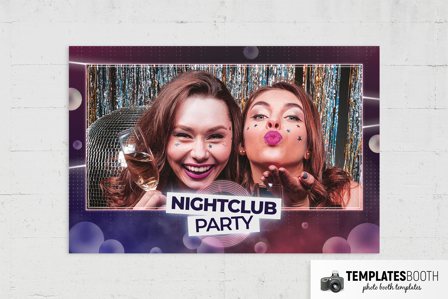 Nightclub Party Photo Booth Template
