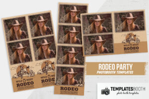 Rodeo Party Photo Booth Template