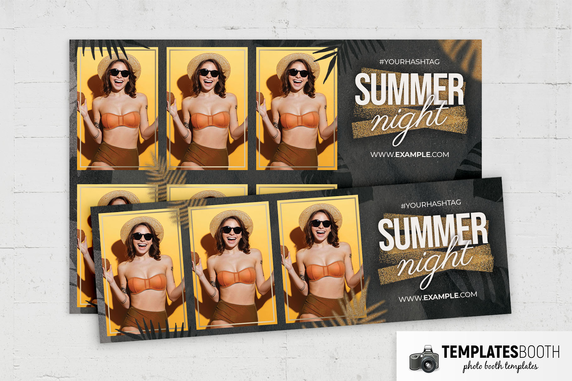 Summer Night Photo Booth Template