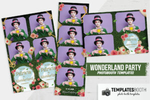 Wonderland Party Photo Booth Template