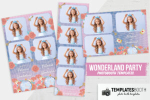 Wonderland Photo Booth Template 2