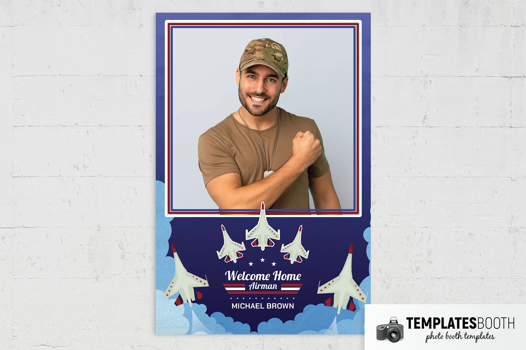 Air Force Photo Booth Template