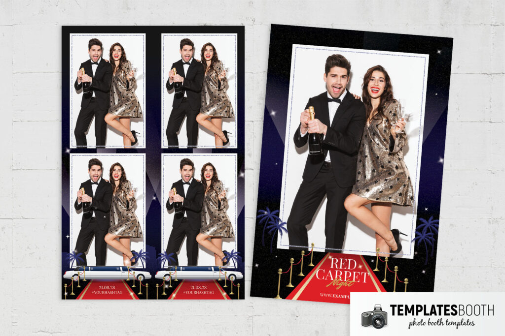 Red Carpet Photo Booth Template TemplatesBooth