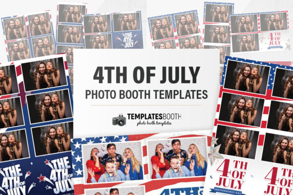 4th of July Photo Booth Templates