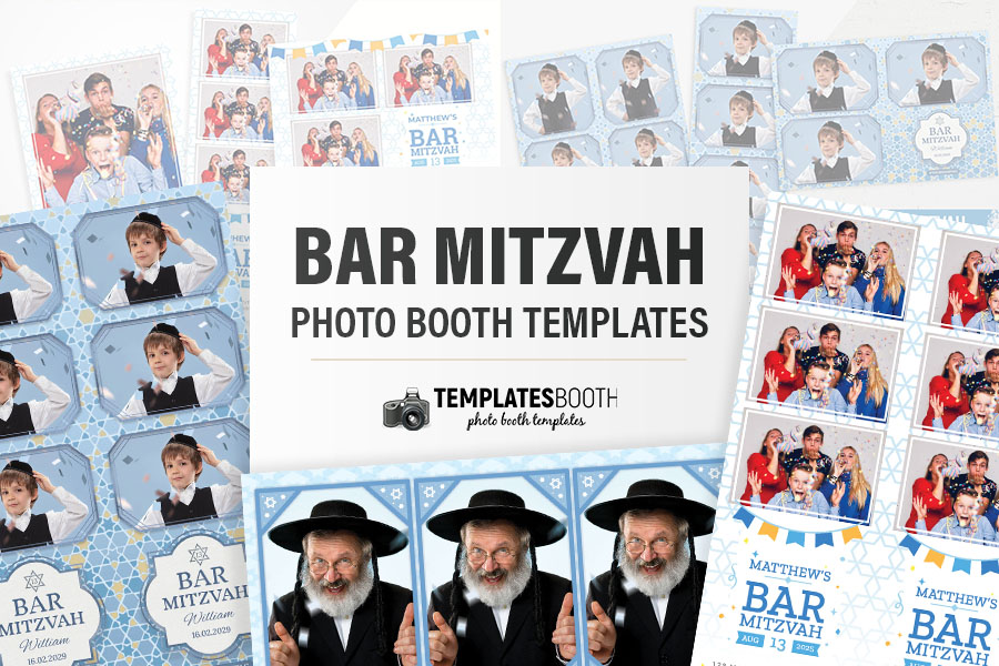 Bar Mitzvah Photo Booth Templates