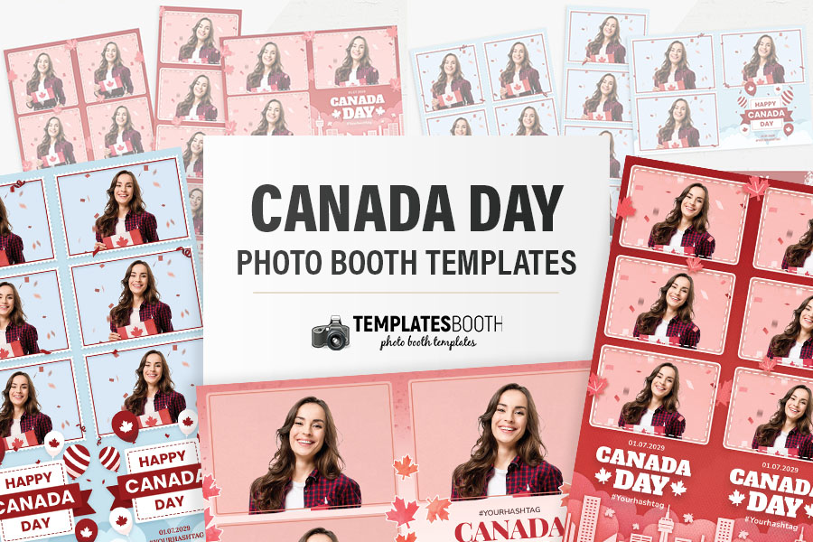 Canada Day Photo Booth Templates