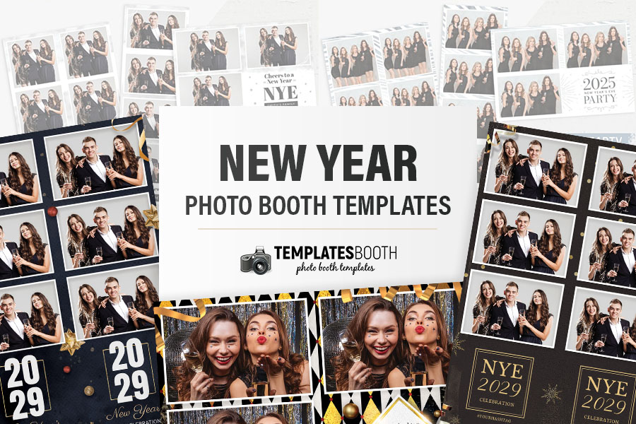 New Year's Eve Photo Booth Templates