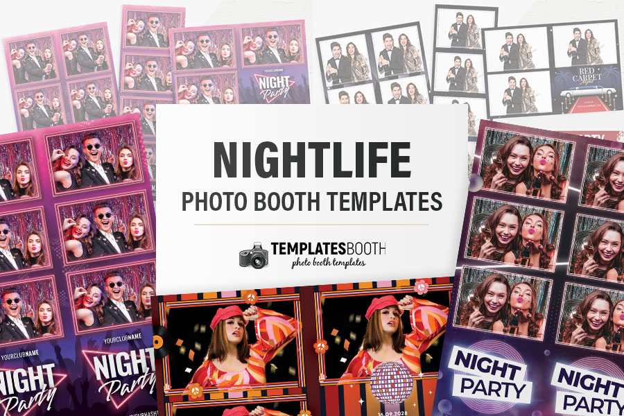 Nightlife Photo Booth Templates