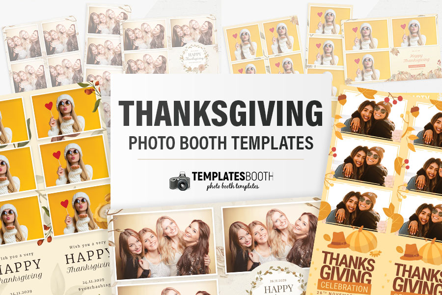 Thanksgiving Photo Booth Templates
