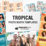 Tropical Photo Booth Templates