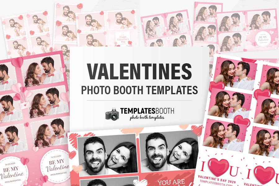 Valentine's Day Photo Booth Templates