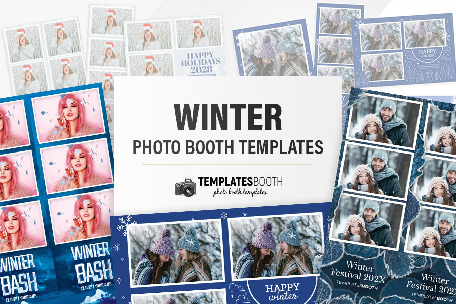 Winter Photo Booth Templates