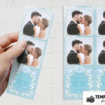 Elegant Blue Wedding Photo Booth Template – Preview 2