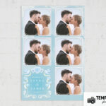 Elegant Blue Wedding Photo Booth Template – Preview 3