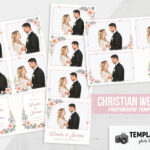 Floral Christian Wedding Photo Booth Template