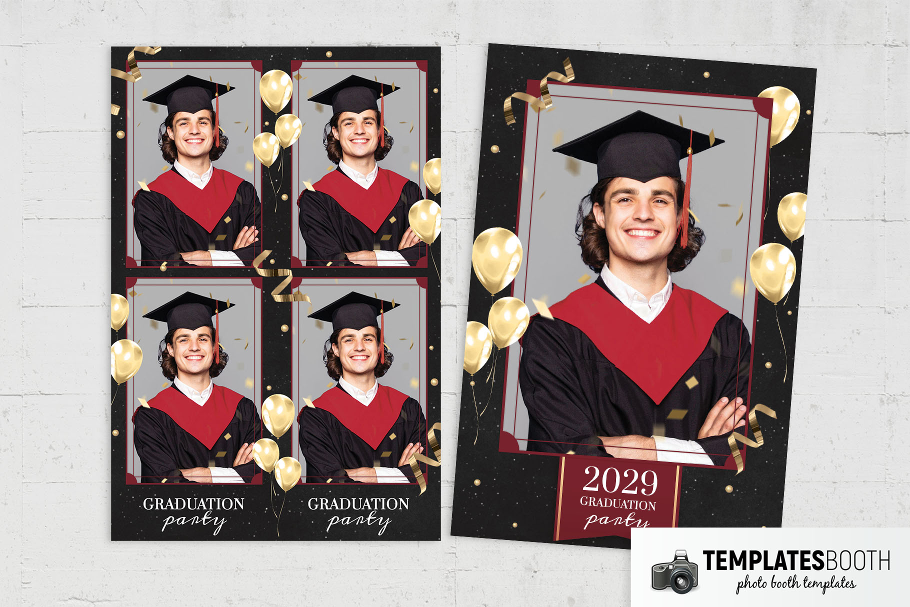 Graduation Party Photo Booth Template