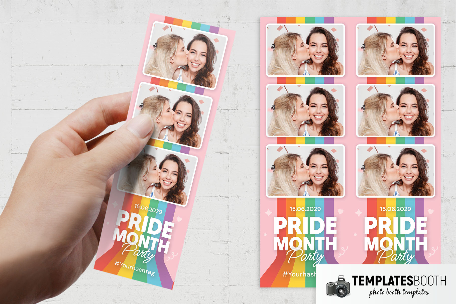 Pride Month Photo Booth Template
