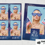 4th of July Fireworks Photo Booth Template V2 – Preview 2