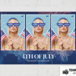 4th of July Fireworks Photo Booth Template V2 – Preview 3