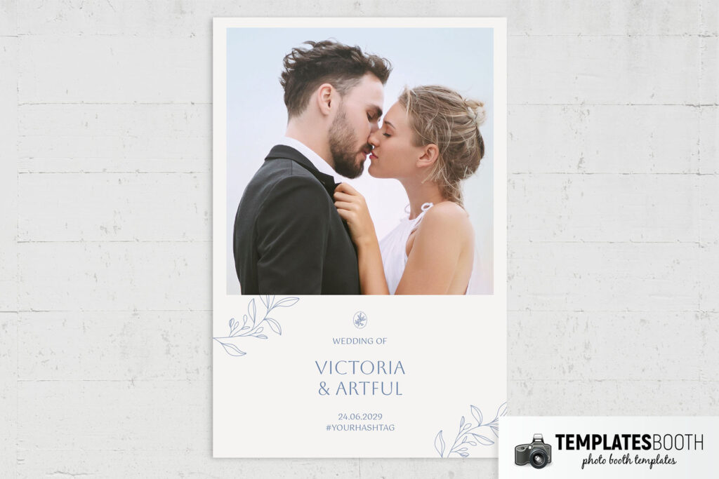 Graceful Wedding Photo Booth Template