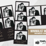 Minimalist Wedding Photo Booth Template V4