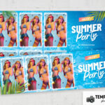 Pool Party Photo Booth Template – Preview 3