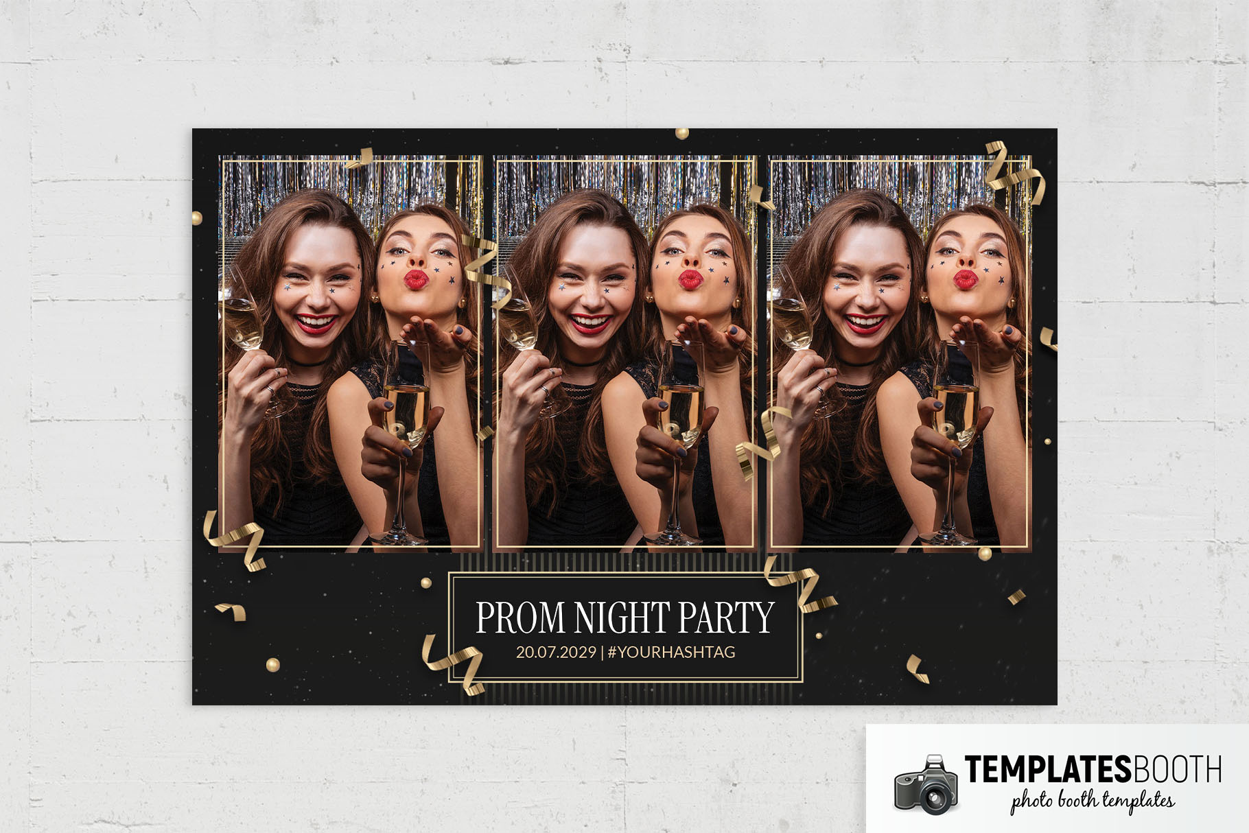 Prom Night Photo Booth Template