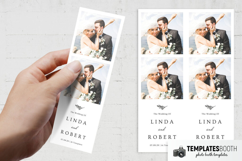 Simple Photo Boot Simple Minimalist Photo Booth Template - TemplatesBooth