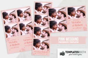 Simple Pink Photo Booth Template