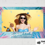 Summer Vibes Photo Booth Template – Preview 2