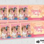 Tropical Party Photo Booth Template – Preview 3