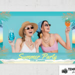 Tropical Summer Photo Booth Template – Preview 2