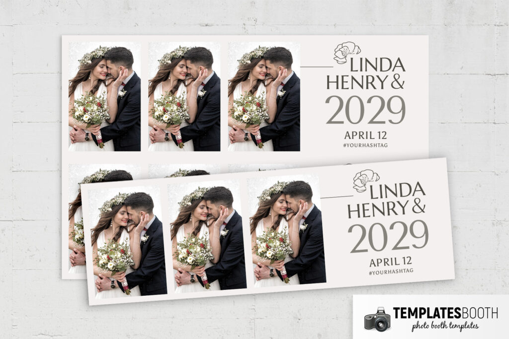 Typographic Photo Booth Template