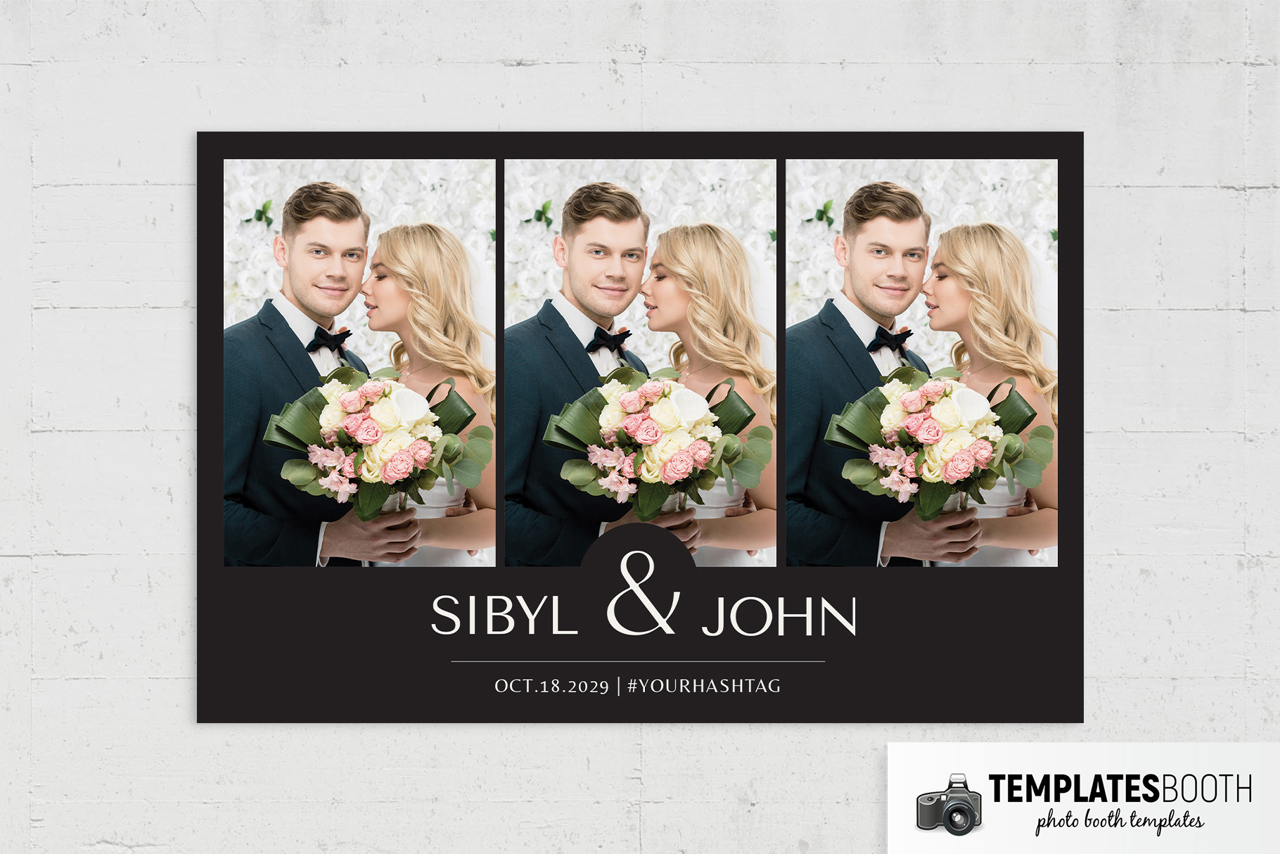 Typographic Photo Booth Template v2