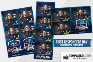 First Responders Day Photo Booth Template